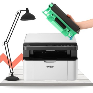 Барабан для Brother DCP-1610 W Черный DR-1030