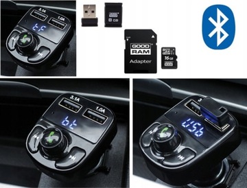 TRANSMITER BLUETOOTH DO MUZYKI DO AUTA NA PREZENT