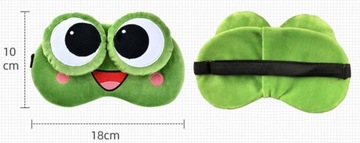 МАСКА ДЛЯ СПЯНИЯ ДЛЯ ГЛАЗ РАССЛАБЛЕНИЕ лягушка OLDMAN FROG НА Резинка