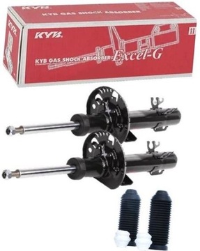 KAYABA AMORTYZATORY+OSŁ PRZÓD VW POLO 6R