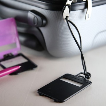 БАГАЖНАЯ БИРКА С АДРЕСОМ