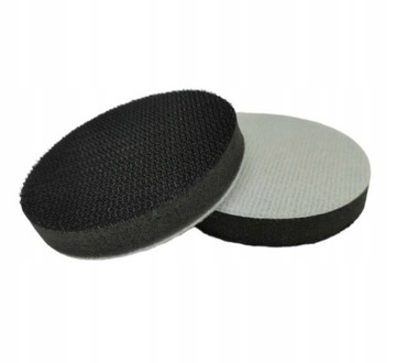 Пластина, диск-липучка, диаметр 75мм, без отверстий, резьба М6, проставка-губка, диаметр 75мм.