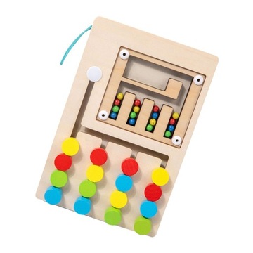 Слайд-головоломка «Сопоставление цветов» для развития мелкой моторики, головоломки «5 цветов»