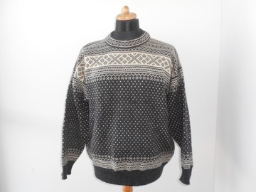 DALE OF NORWAY SWETER MĘSKI XL 100% WEŁNA