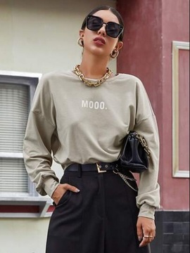 BLUZA DAMSKA Z NADRUKIEM SHEIN