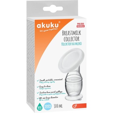 AKUKU KOLEKTOR MLEKA MAGICZNA BUTELKA ODCIĄGACZ