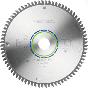 FESTOOL PIŁA TARCZOWA DO ALUMINIUM 230x2,5x30 TF76 500649 do HK 85
