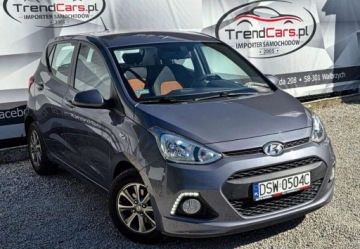 Hyundai i10 II Hatchback 1.0 MPI 66KM 2015 Hyundai i10 Klima bezwypadkowy serwisowany zarejetstrowany Benzyna 66KM