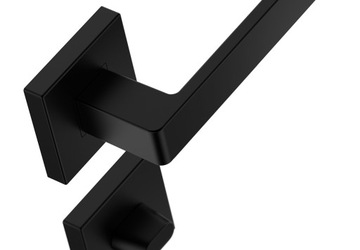 черная дверная ручка версия ERGO ROOM или BATHROOM БЕСПЛАТНЫЕ розетки для унитаза