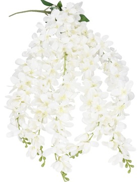 ИСКУССТВЕННЫЕ ПОДВЕСНЫЕ ЦВЕТЫ ГЛИЦИНИЗА 82 СМ КАК ЖИВЫЕ