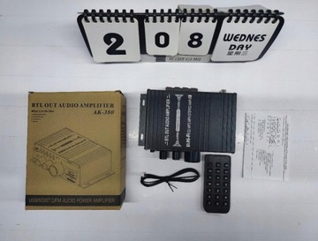 ПОРТАТИВНЫЙ FM-РАДИОУСИЛИТЕЛЬ BT5.0 ВХОД SD/USB