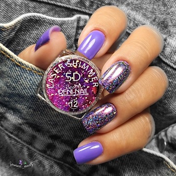 Цвета пыли с эффектом лазерного мерцания