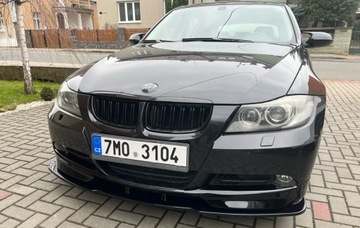 BMW E90 E91 2005-2008 СПЛИТЕР ПЕРЕДНЕГО БАМПЕРА ЧЕРНЫЙ ГЛЯНЦЕВЫЙ