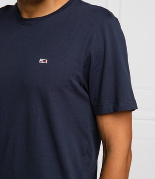 TOMMY JEANS HILFIGER GRANATOWY T-SHIRT BASIC