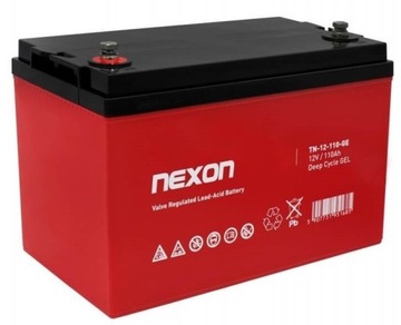 Akumulator Nexon 12V 110h GEL SUPER MOCNY