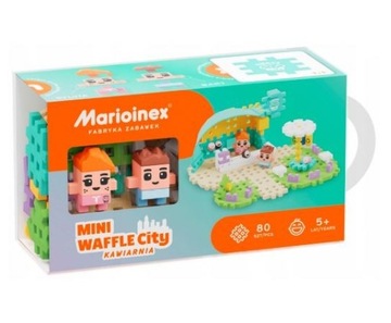 Klocki Mini Waffle Kawiarnia 80 elementów