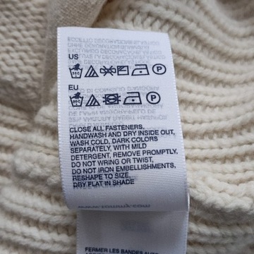 40 TOMMY HILFIGER sweter kardigan jak merino wełna lambswool angora rabbit