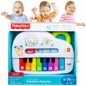 FISHER PRICE PIANINKO Fajna Zabawka EDUKACYJNA Dziecięca Elektroniczna MATA