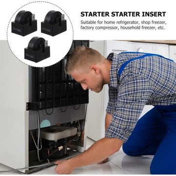 3шт РЕЛЕ СТАРТЕРА ХОЛОДИЛЬНИКА 1PIN 220V 22OHM