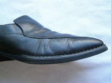 CLARKS komfortowe skórzane mokasyny ROZ.47