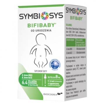 SYMBIOSYS Bifibaby Probiotyk Od Urodzenia 8 ml