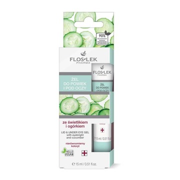 FLOSLEK ГЕЛЬ ДЛЯ ГЛАЗ 15МЛ ОГУРЕЧНИК Светлячок