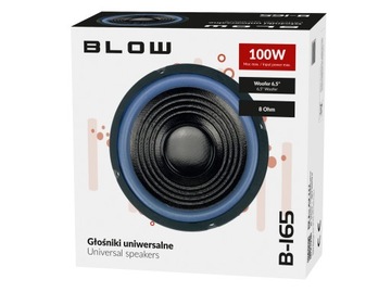 GŁOŚNIK NISKOTONOWY BLOW B-165 8OHM 165mm WOOFER