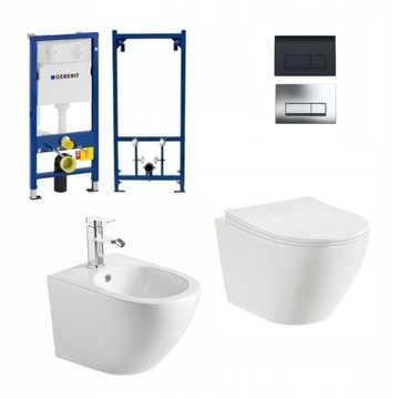 STELAŻ GEBERIT MISA WC BIDET VITO RIMLESS VELDMAN