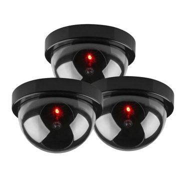 DBIT Dummy Fake Security Camera Simulation Monitor with Red LED Flashing