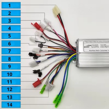 Ручка газа с дисплеем для 36V 48V электрического скутера