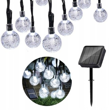 GIRLANDA SOLARNA LED LAMPKI OGRÓD TARAS BALKON XXL