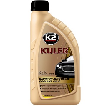 K2 Kuler Żółty Płyn chłodniczy 1L