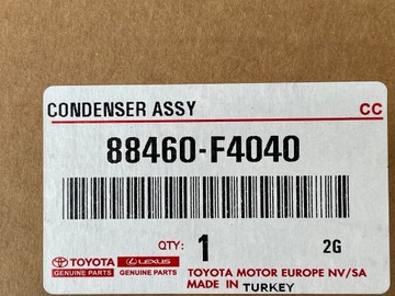 TOYOTA C-HR CHR 1.8 HYBRID CHŁODNICA KLIMATYZACJI