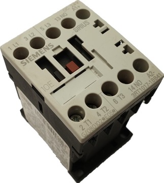 КОНТАКТОР 12A 3P 24V DC NOX3 ВСПОМОГАТЕЛЬНЫЙ КОНТАКТ № S00 3RT1017-1BB41 SIEMENS
