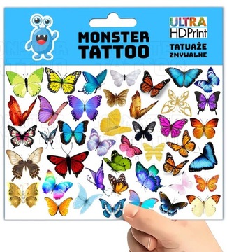 МОЮЩИЕСЯ ВРЕМЕННЫЕ ТАТУ ДЛЯ ДЕТЕЙ БАБОЧКА ОРИГИНАЛЬНЫЕ ДЕТСКИЕ ДИЗАЙНЫ