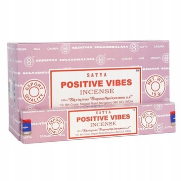 NATURALNE KADZIDŁO SATYA POSITIVE VIBES 15G