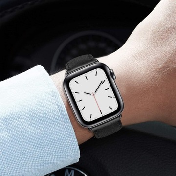 Кожаный ремешок для часов Apple, ремешок 44 мм, 45 мм, 49 мм