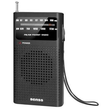 Przenośne radio Benss AM FM