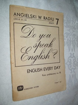 ANGIELSKI W RADIU - ENGLISH EVERY DAY - ZESZ.7