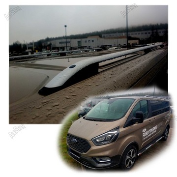 Рейлинги на крышу Ford Transit Custom 2012+ LONG