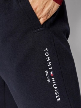 krátke šortky tommy hilfiger šortky pánske tmavomodré logo PREMIUM