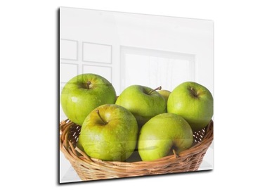 lacobel hartowany grafika panel 65x65 jabłko