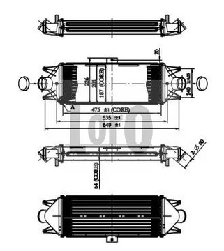 ABAKUS CHLADIČ INTERCOOLER 022-018-0002