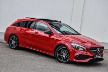 Mercedes CLA C117 Shooting Brake Facelifting 2.0 220 184KM 2017 Mercedes-Benz CLA CLA 220 4-MATIC 184KM Shooting-Brake AMG Panorama Salon, zdjęcie 1