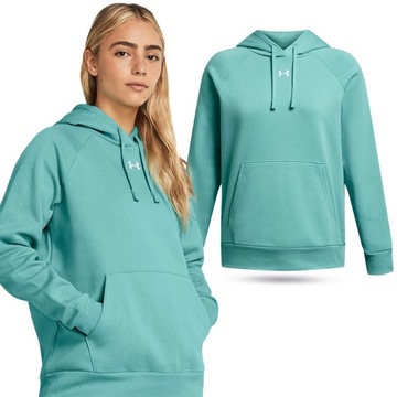 BLUZA DAMSKA UNDER ARMOUR Z KAPTUREM SPORTOWA BAWEŁNA SZYBKOSCHNĄCA 1379500