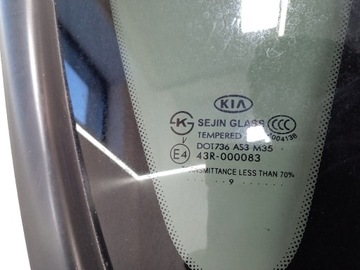 KIA SOUL I SKLO (OKNO) KAROSERIE ZADNÍ PRAVÁ