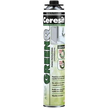 CERESIT GREENQ PIANA PISTOLETOWA 750 ML jak Whiteteq+PISTOLET (DO 12 SZTUK)