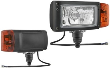 Фара с корпусом Lewy H4/4F с индикатором направления