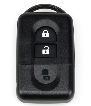 KLÍČEK POUZDRO OVLÁDAČ 2 KNOFLÍKY NISSAN MICRA QASHQAI JUKE X-TRAIL NAVARA