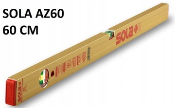 POZIOMICA ALUMINIOWA SOLA AZ60 60CM ANODOWANA
